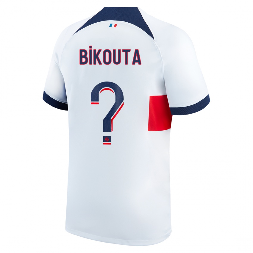 Herren Dan-Patrice Bikouta #0 Weiß Auswärtstrikot Trikot 2023/24 T-Shirt Österreich