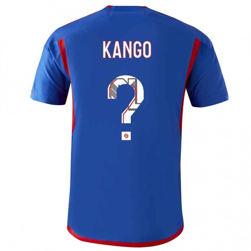 Herren Steeve Kango #0 Blau Rot Auswärtstrikot Trikot 2023/24 T-Shirt Österreich