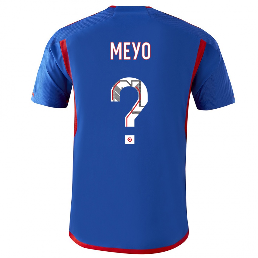 Herren Bryan Meyo #0 Blau Rot Auswärtstrikot Trikot 2023/24 T-Shirt Österreich