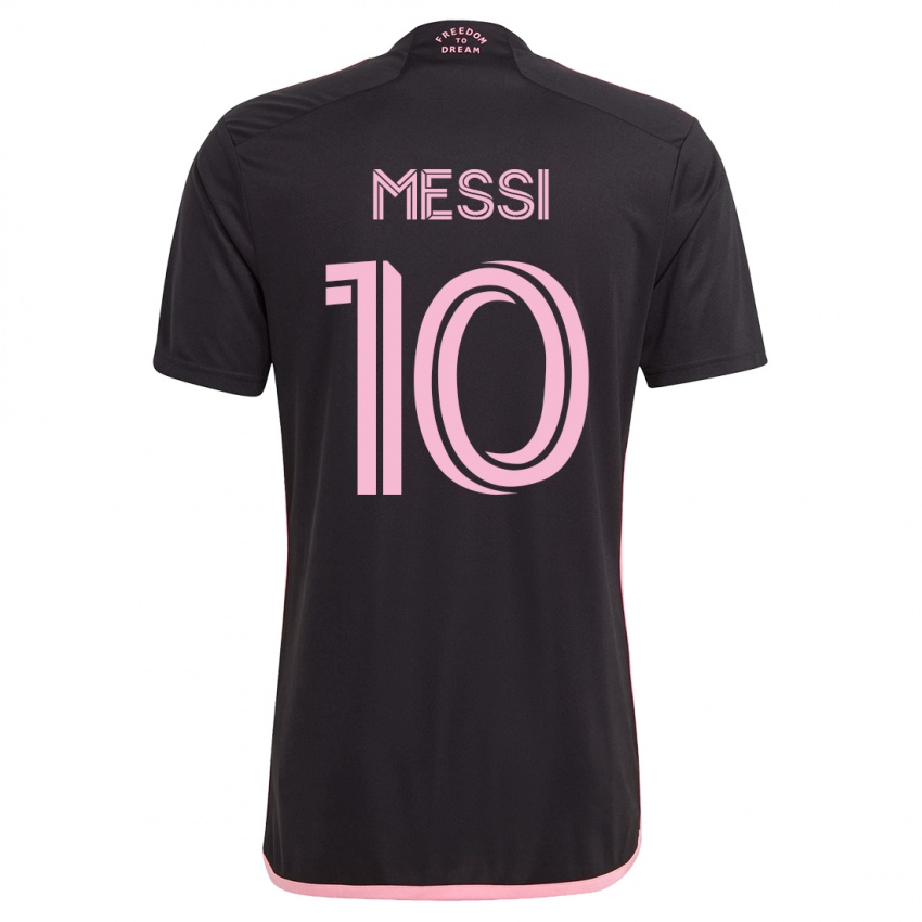 Herren Lionel Messi #10 Schwarz Auswärtstrikot Trikot 2023/24 T-Shirt Österreich