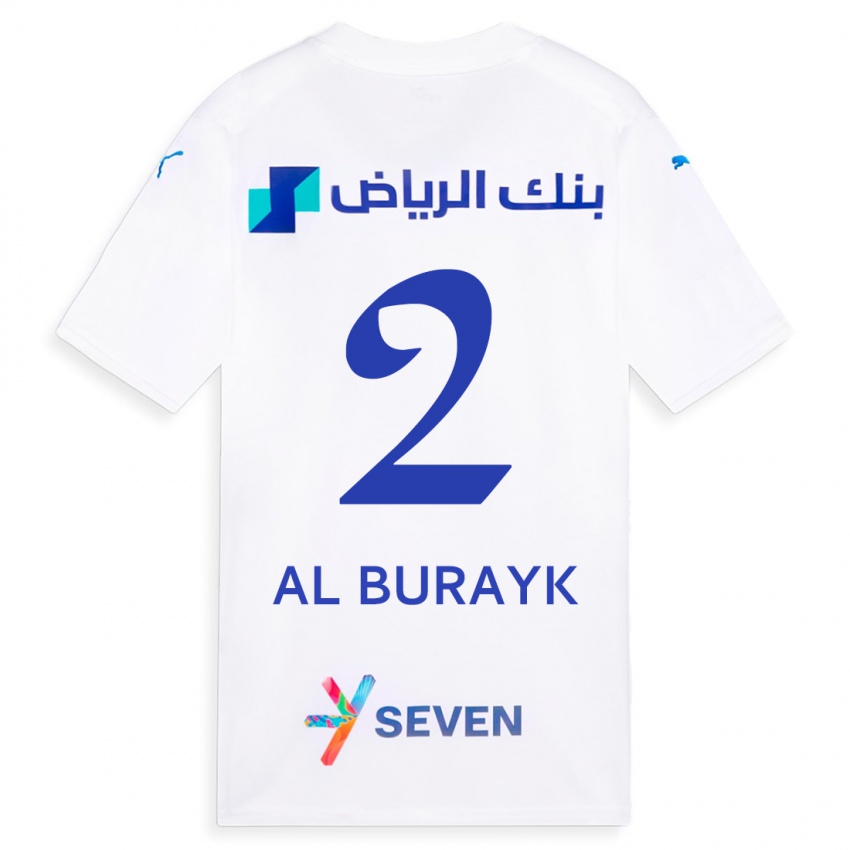 Herren Mohammed Al-Burayk #2 Weiß Auswärtstrikot Trikot 2023/24 T-Shirt Österreich