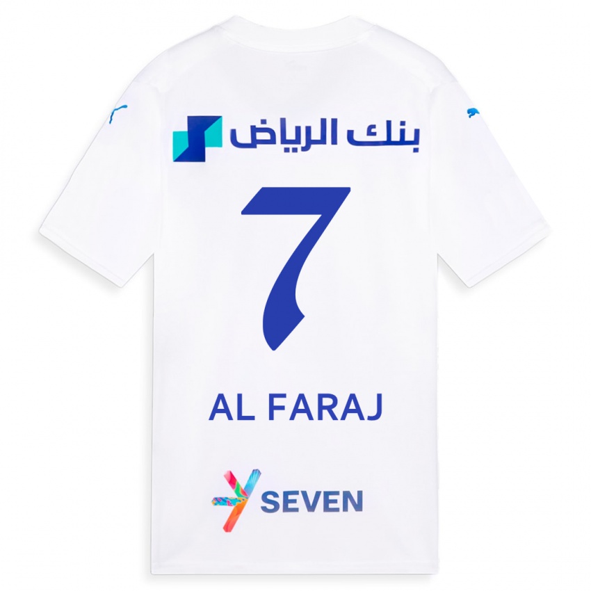 Herren Salman Al-Faraj #7 Weiß Auswärtstrikot Trikot 2023/24 T-Shirt Österreich