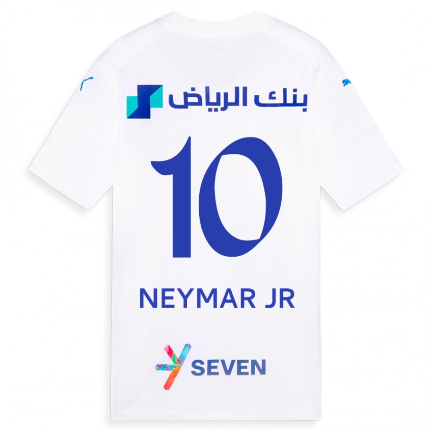 Herren Neymar #10 Weiß Auswärtstrikot Trikot 2023/24 T-Shirt Österreich