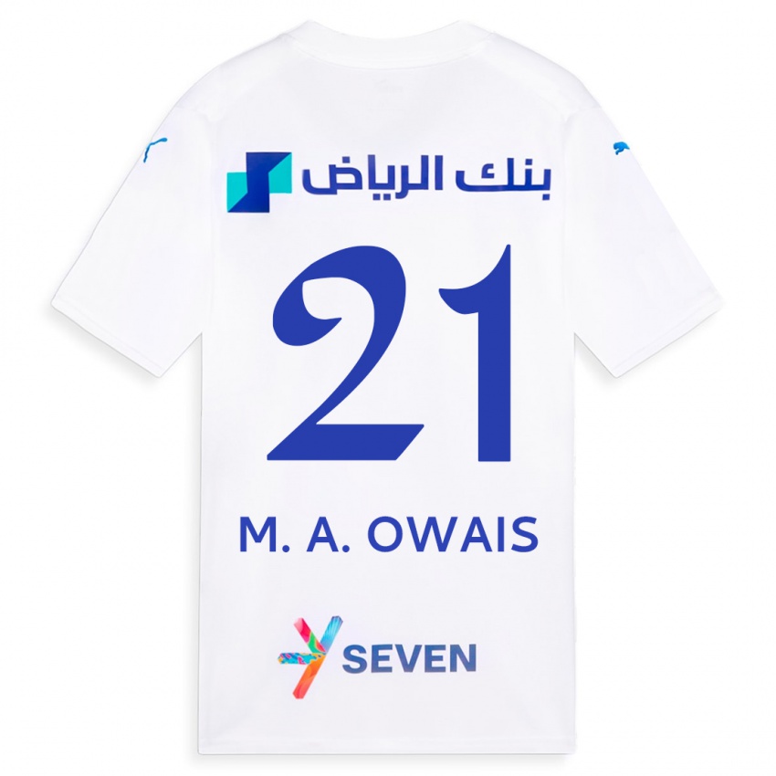 Herren Mohammed Al-Owais #21 Weiß Auswärtstrikot Trikot 2023/24 T-Shirt Österreich