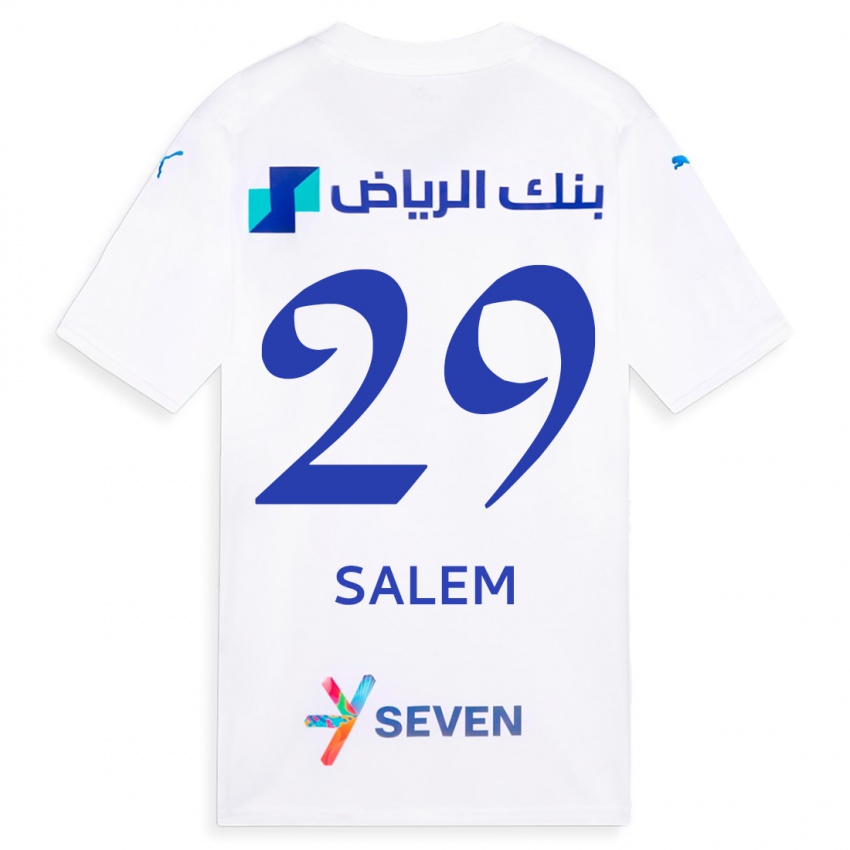 Herren Salem Al-Dawsari #29 Weiß Auswärtstrikot Trikot 2023/24 T-Shirt Österreich