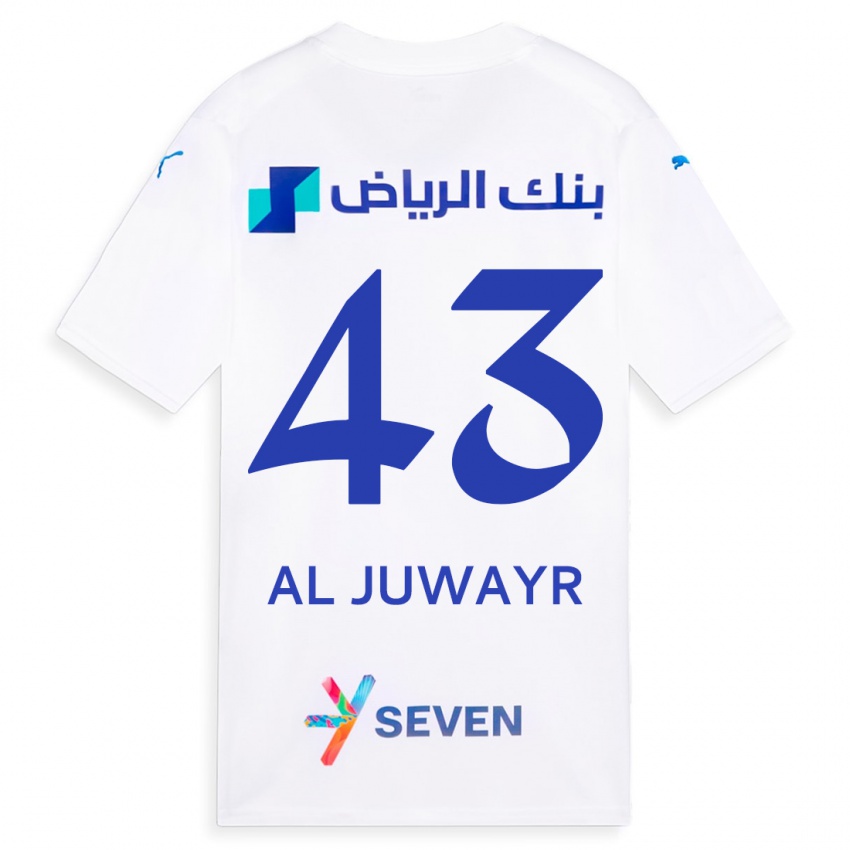 Herren Musab Al-Juwayr #43 Weiß Auswärtstrikot Trikot 2023/24 T-Shirt Österreich