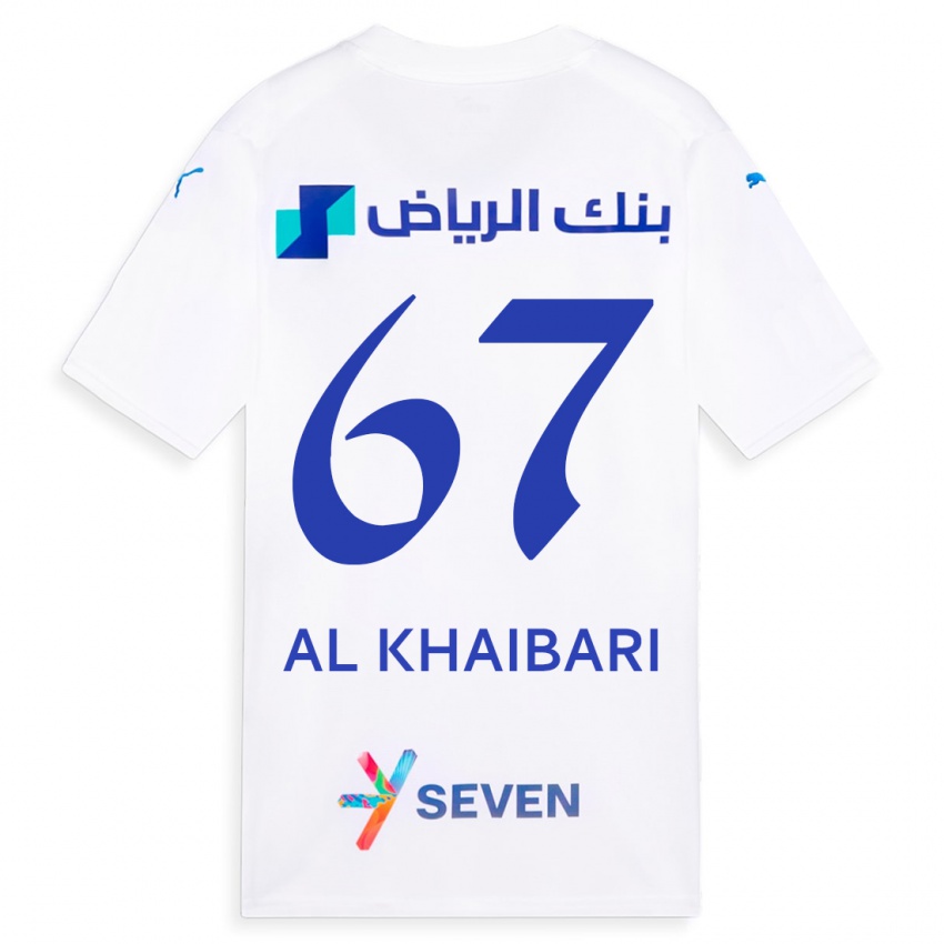 Herren Mohammed Al-Khaibari #67 Weiß Auswärtstrikot Trikot 2023/24 T-Shirt Österreich