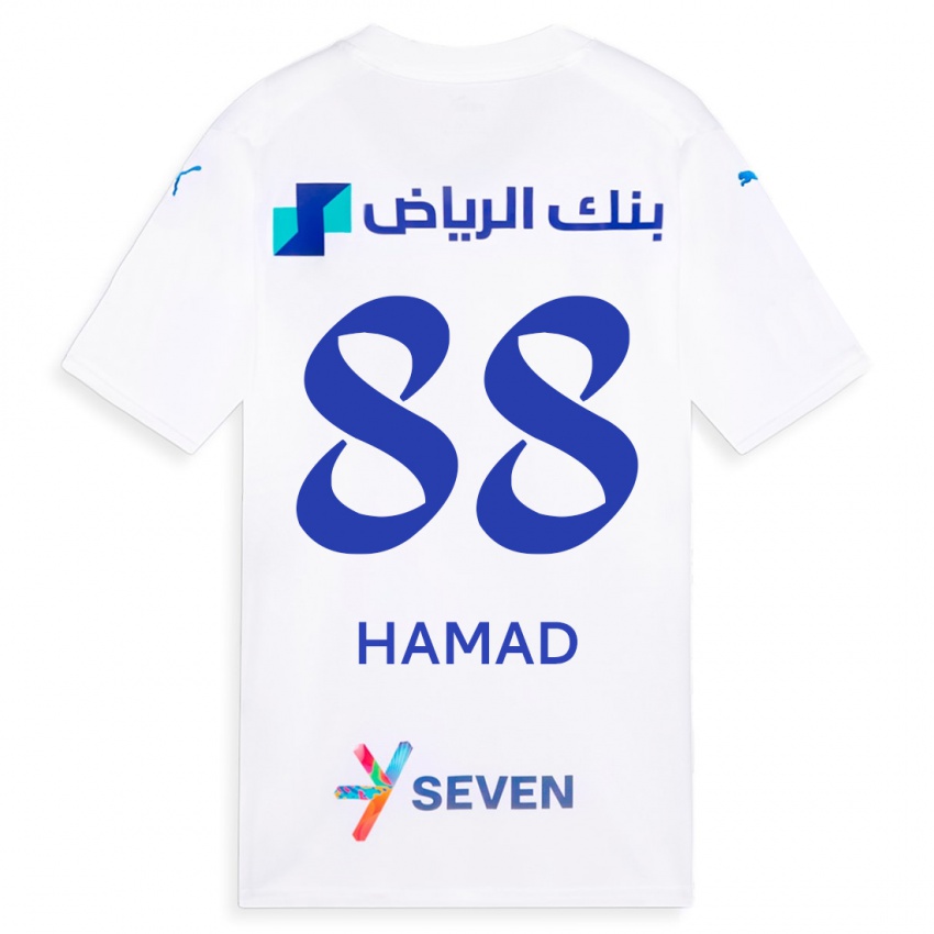 Herren Hamad Al-Yami #88 Weiß Auswärtstrikot Trikot 2023/24 T-Shirt Österreich