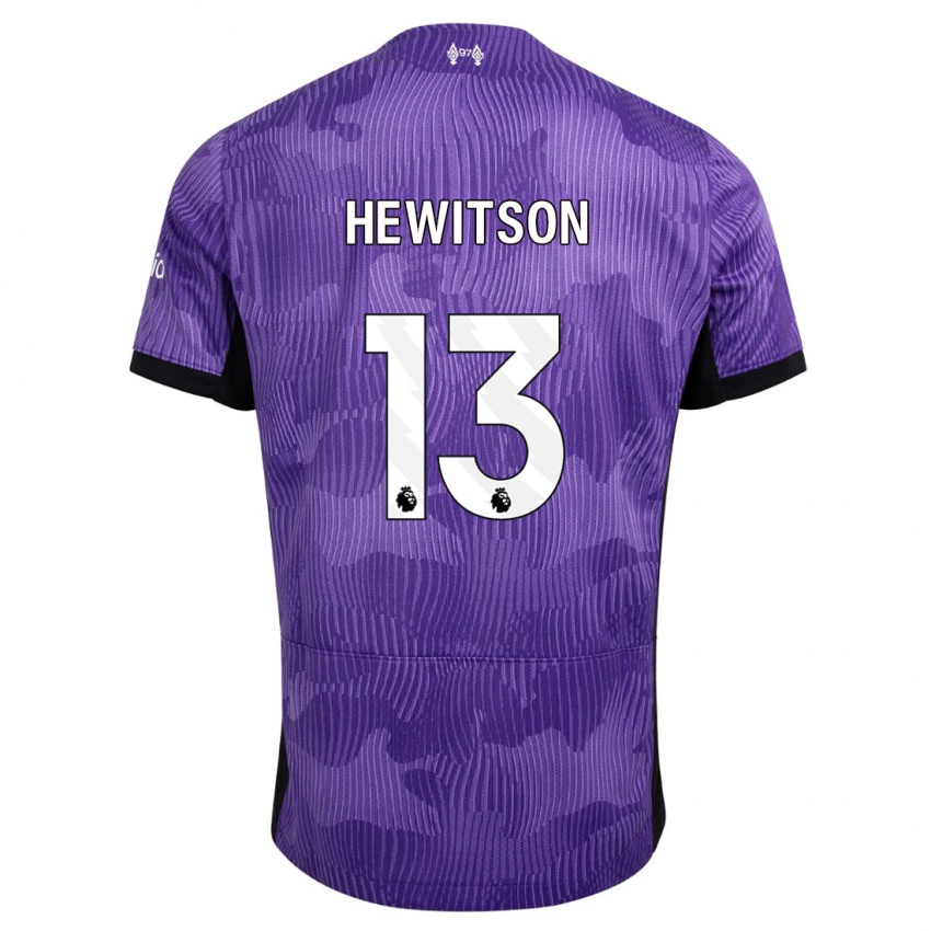 Herren Luke Hewitson #13 Lila Ausweichtrikot Trikot 2023/24 T-Shirt Österreich