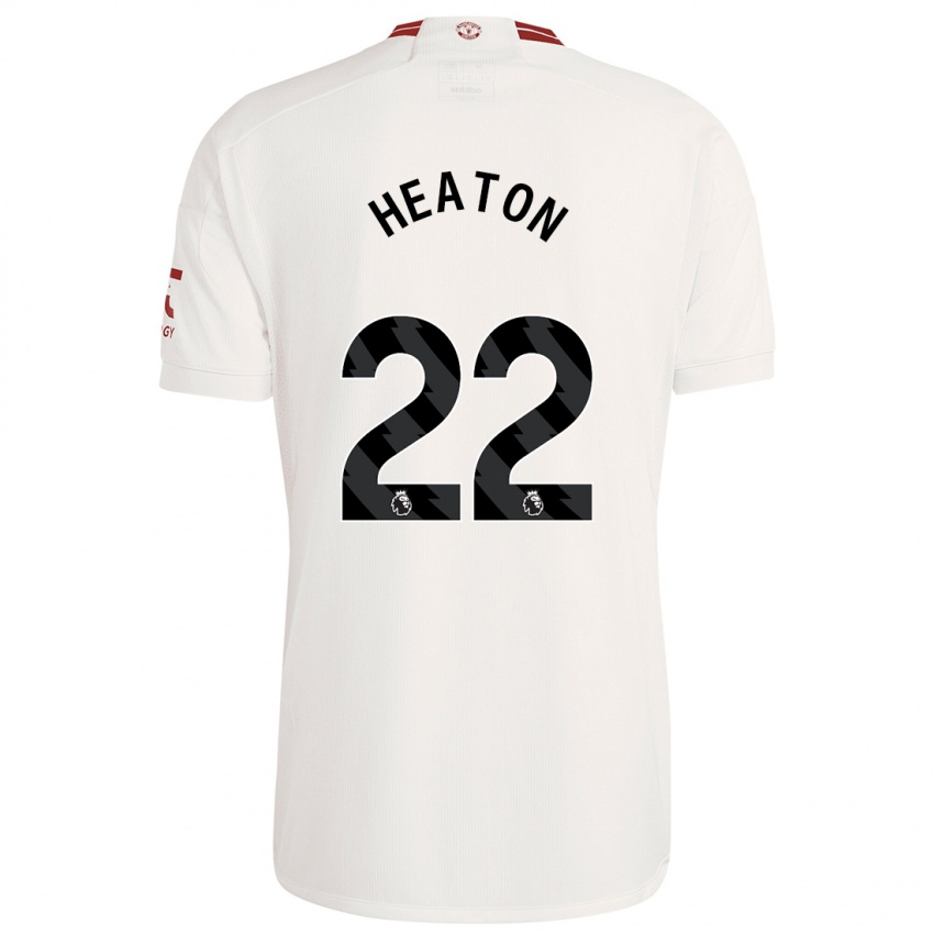 Herren Tom Heaton #22 Weiß Ausweichtrikot Trikot 2023/24 T-Shirt Österreich