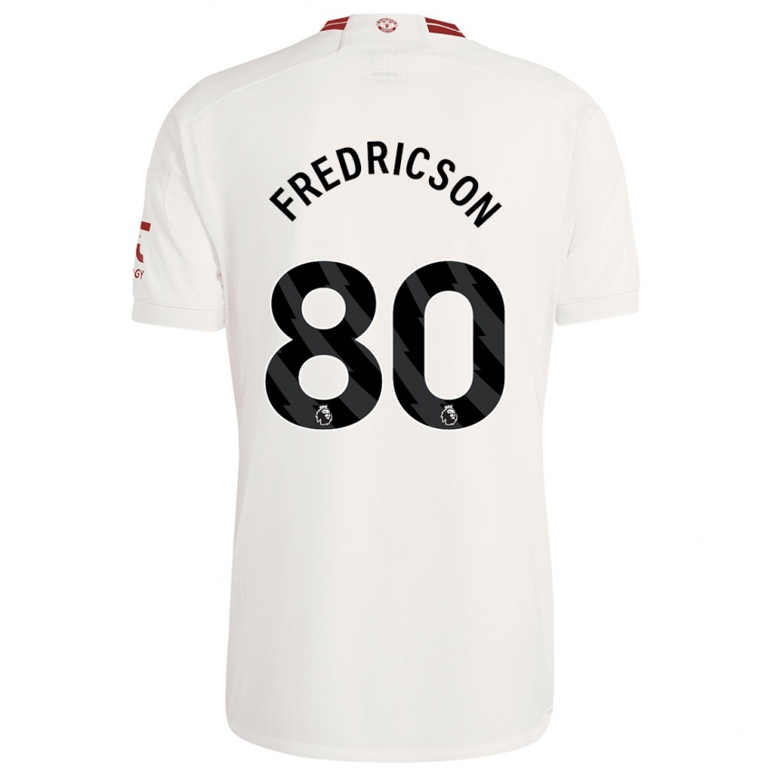 Herren Tyler Fredricson #80 Weiß Ausweichtrikot Trikot 2023/24 T-Shirt Österreich