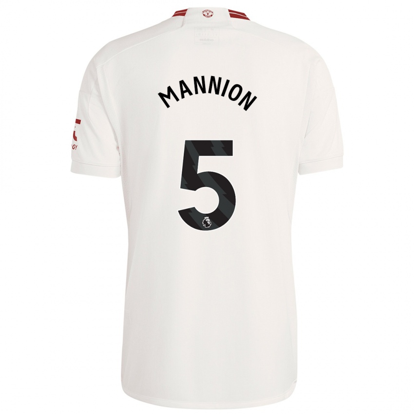 Herren Aoife Mannion #5 Weiß Ausweichtrikot Trikot 2023/24 T-Shirt Österreich