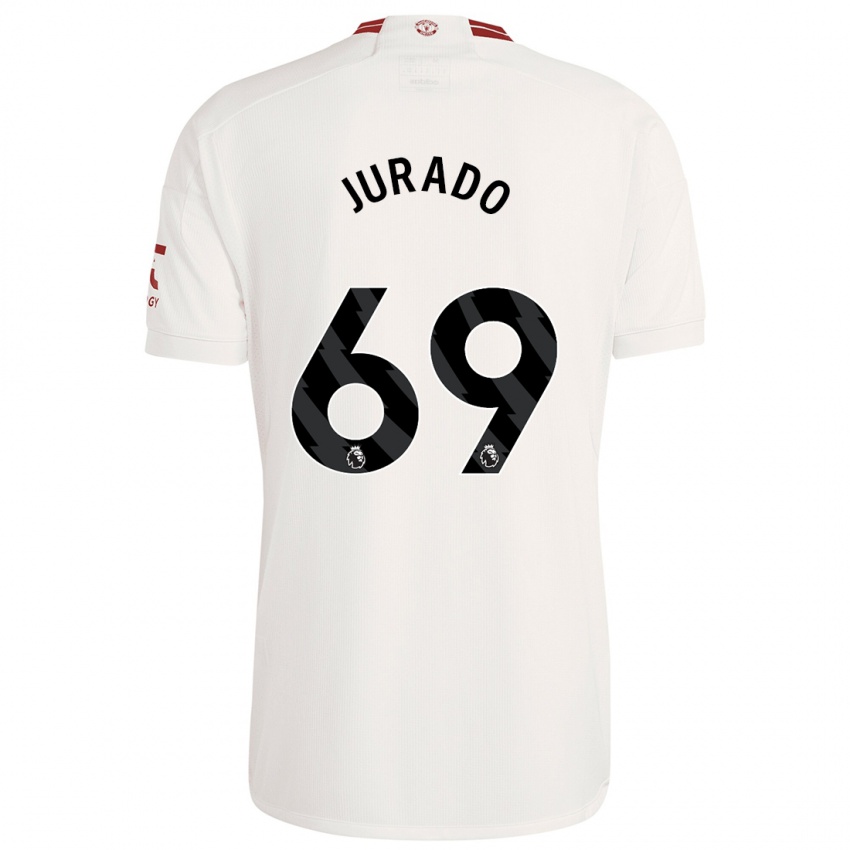 Herren Marc Jurado #69 Weiß Ausweichtrikot Trikot 2023/24 T-Shirt Österreich