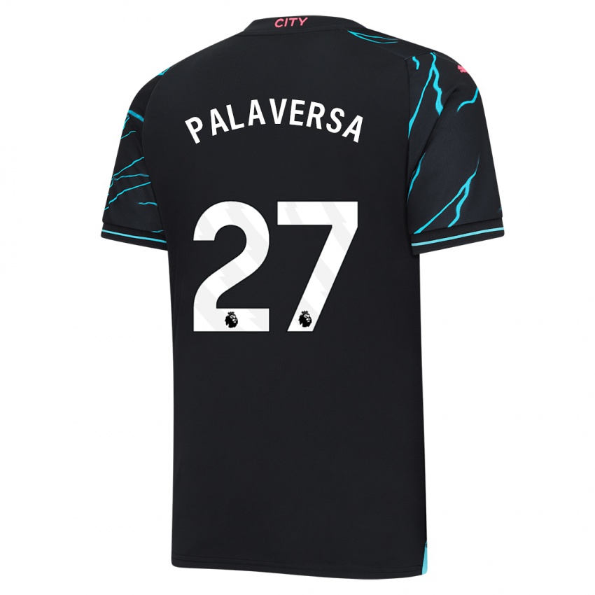 Herren Ante Palaversa #27 Dunkelblau Ausweichtrikot Trikot 2023/24 T-Shirt Österreich