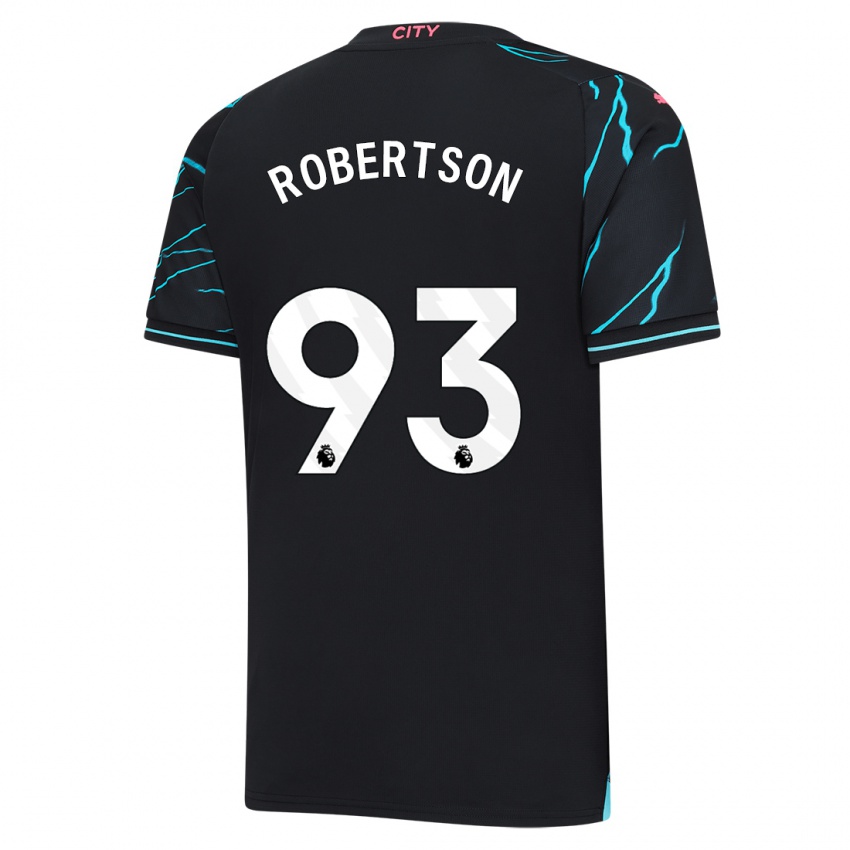 Herren Alex Robertson #93 Dunkelblau Ausweichtrikot Trikot 2023/24 T-Shirt Österreich