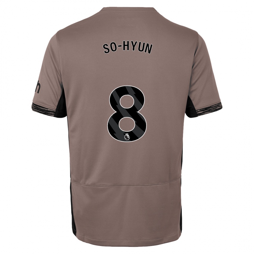 Herren Cho So-Hyun #8 Dunkelbeige Ausweichtrikot Trikot 2023/24 T-Shirt Österreich