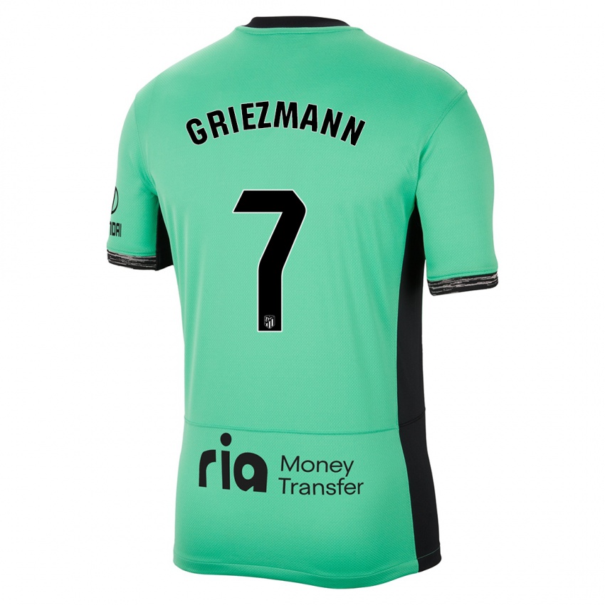 Herren Antoine Griezmann #7 Frühlingsgrün Ausweichtrikot Trikot 2023/24 T-Shirt Österreich