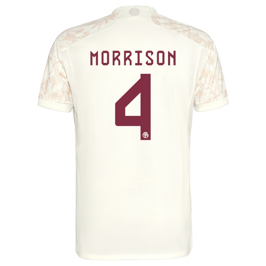 Herren Liam Morrison #4 Cremefarben Ausweichtrikot Trikot 2023/24 T-Shirt Österreich