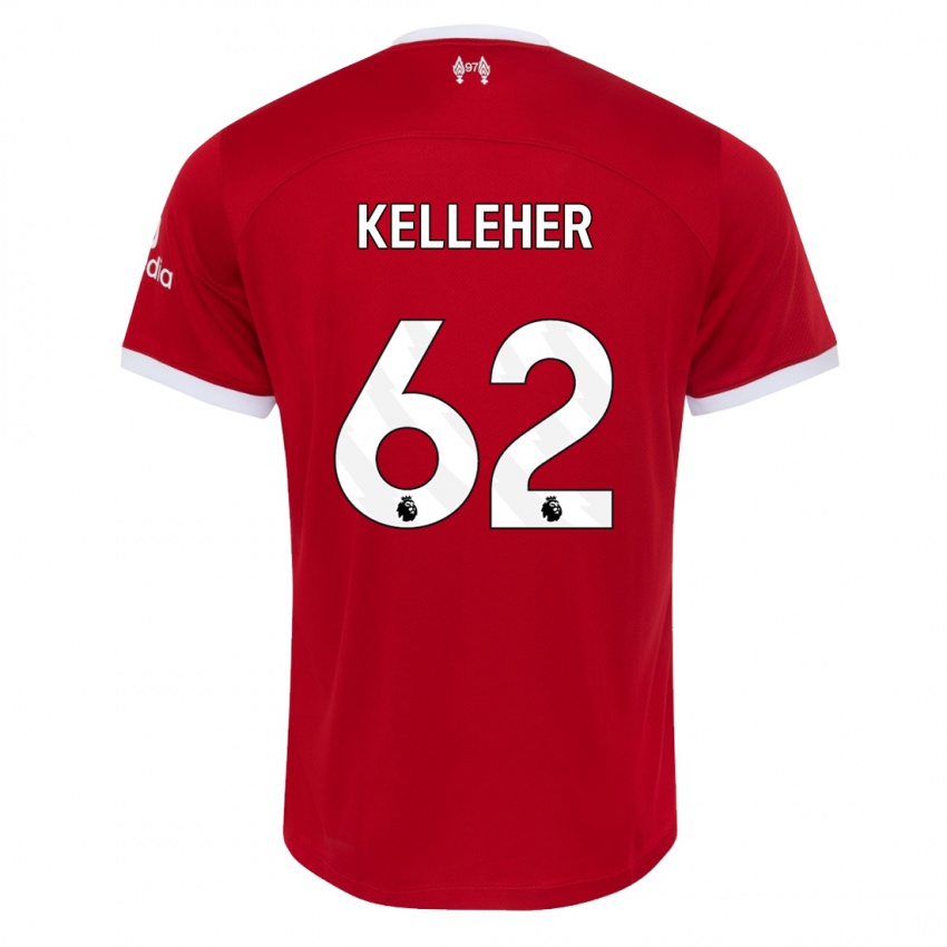 Damen Caoimhin Kelleher #62 Rot Heimtrikot Trikot 2023/24 T-Shirt Österreich