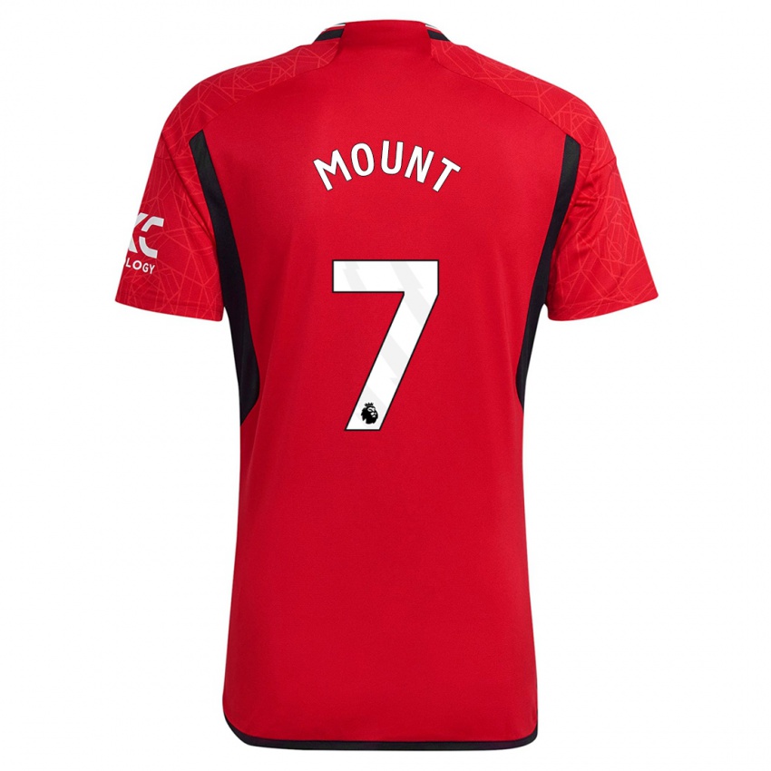 Damen Mason Mount #7 Rot Heimtrikot Trikot 2023/24 T-Shirt Österreich