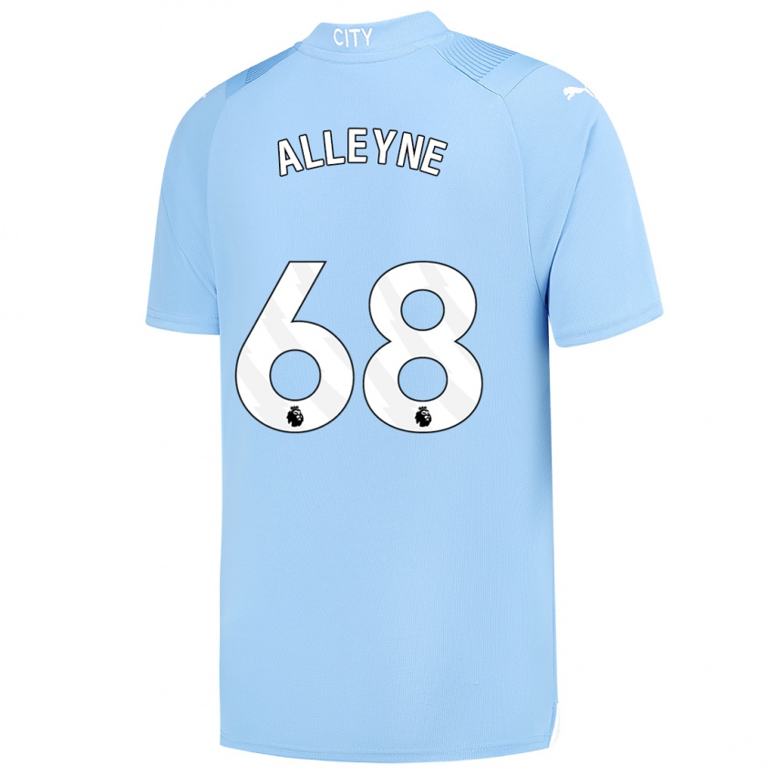 Damen Max Alleyne #68 Hellblau Heimtrikot Trikot 2023/24 T-Shirt Österreich