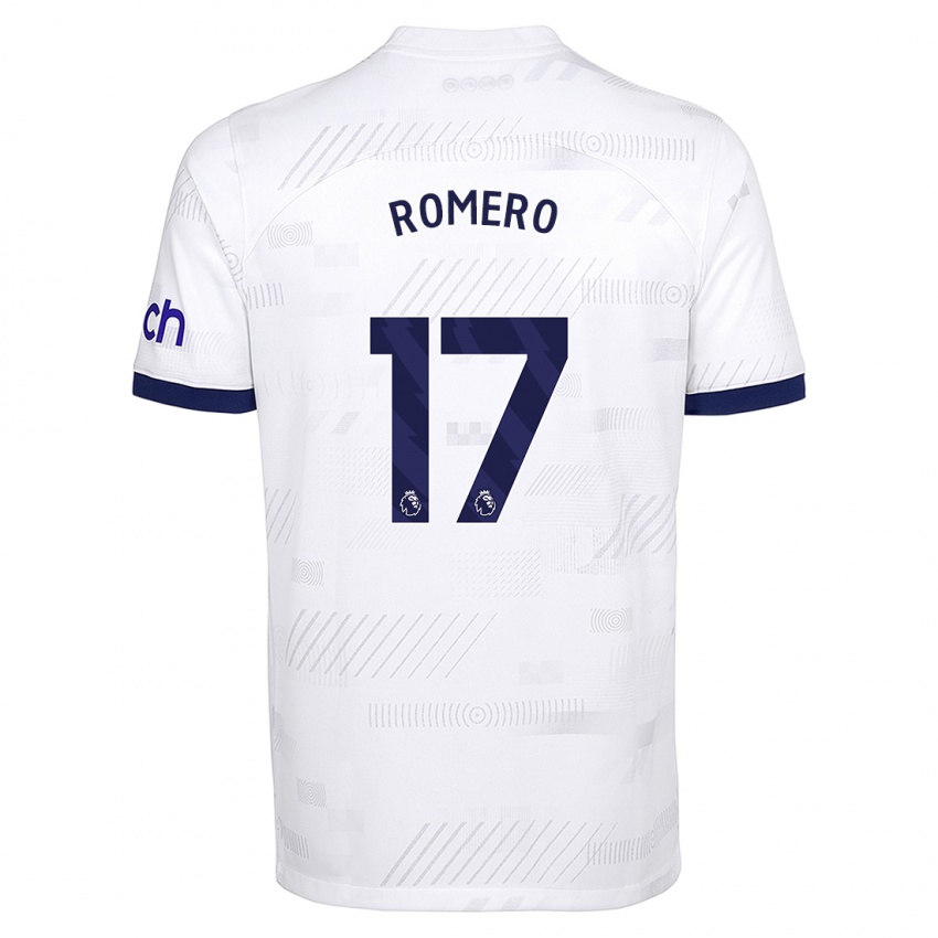 Damen Cristian Romero #17 Weiß Heimtrikot Trikot 2023/24 T-Shirt Österreich