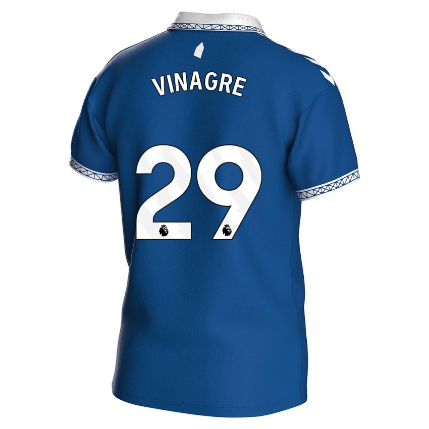 Damen Ruben Vinagre #29 Königsblau Heimtrikot Trikot 2023/24 T-Shirt Österreich