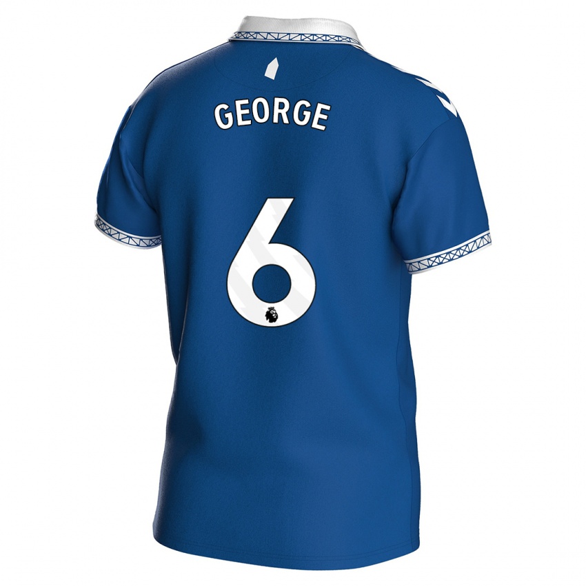 Damen Gabrielle George #6 Königsblau Heimtrikot Trikot 2023/24 T-Shirt Österreich