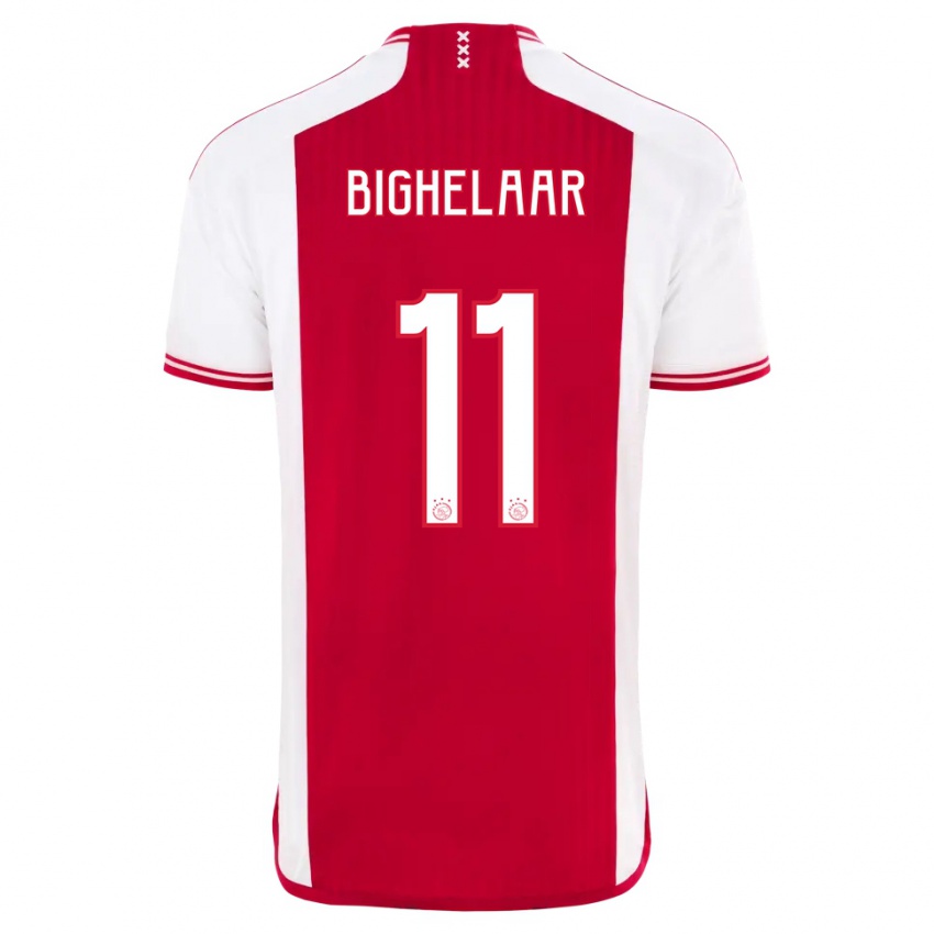 Damen Marjolijn Van Den Bighelaar #11 Rot-Weiss Heimtrikot Trikot 2023/24 T-Shirt Österreich