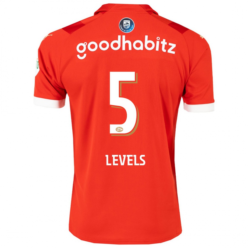 Damen Janou Levels #5 Rot Heimtrikot Trikot 2023/24 T-Shirt Österreich