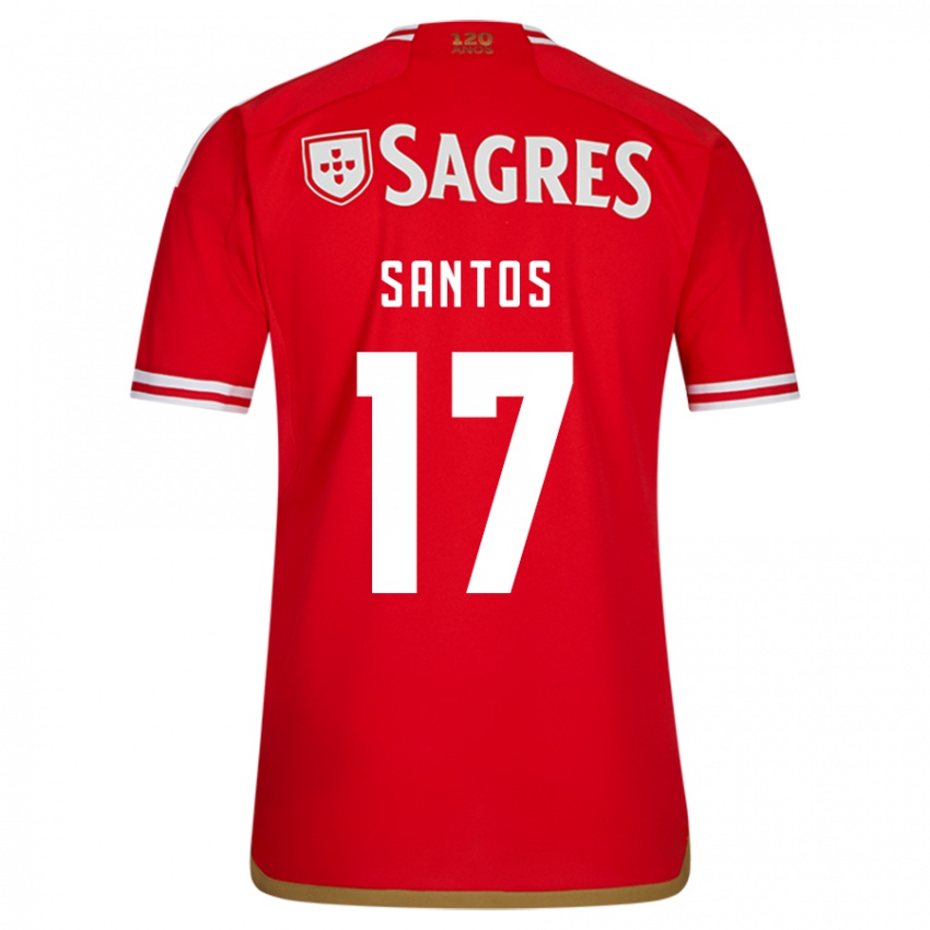 Damen Daniela Santos #17 Rot Heimtrikot Trikot 2023/24 T-Shirt Österreich