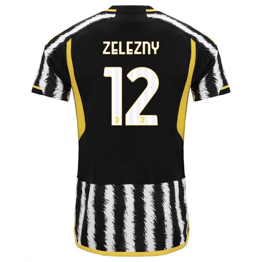 Damen Radoslaw Zelezny #12 Schwarz-Weiss Heimtrikot Trikot 2023/24 T-Shirt Österreich