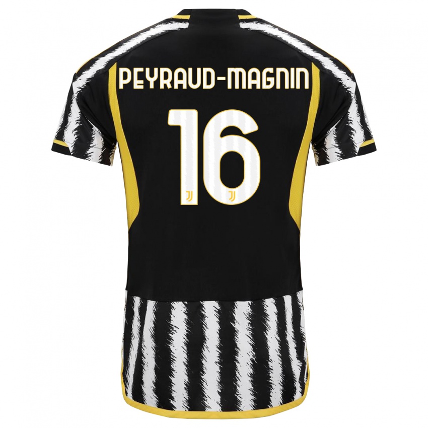 Damen Pauline Peyraud-Magnin #16 Schwarz-Weiss Heimtrikot Trikot 2023/24 T-Shirt Österreich