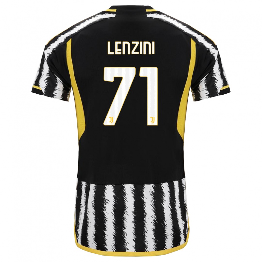 Damen Martina Lenzini #71 Schwarz-Weiss Heimtrikot Trikot 2023/24 T-Shirt Österreich