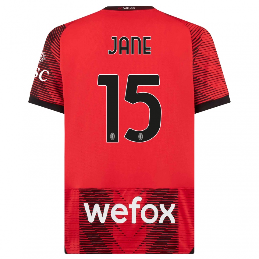 Damen Refiloe Jane #15 Rot Schwarz Heimtrikot Trikot 2023/24 T-Shirt Österreich