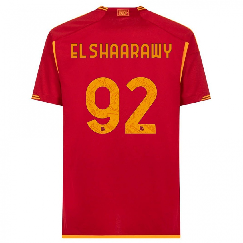 Damen Stephan El Shaarawy #92 Rot Heimtrikot Trikot 2023/24 T-Shirt Österreich