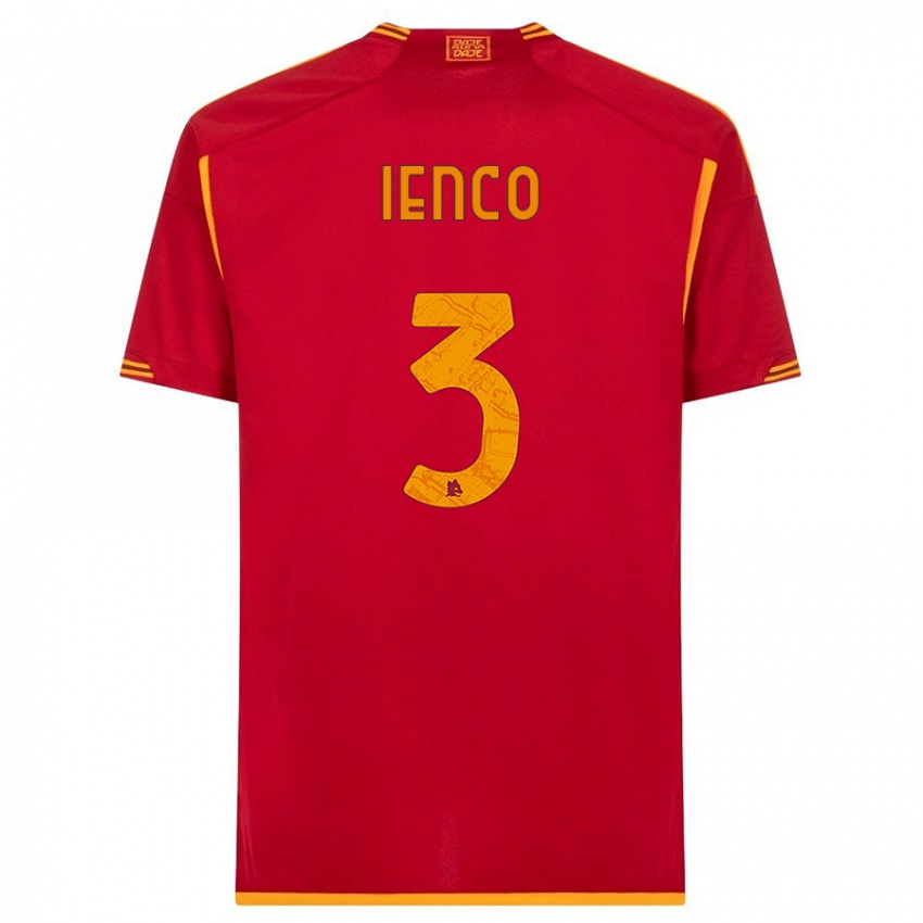 Damen Simone Ienco #3 Rot Heimtrikot Trikot 2023/24 T-Shirt Österreich