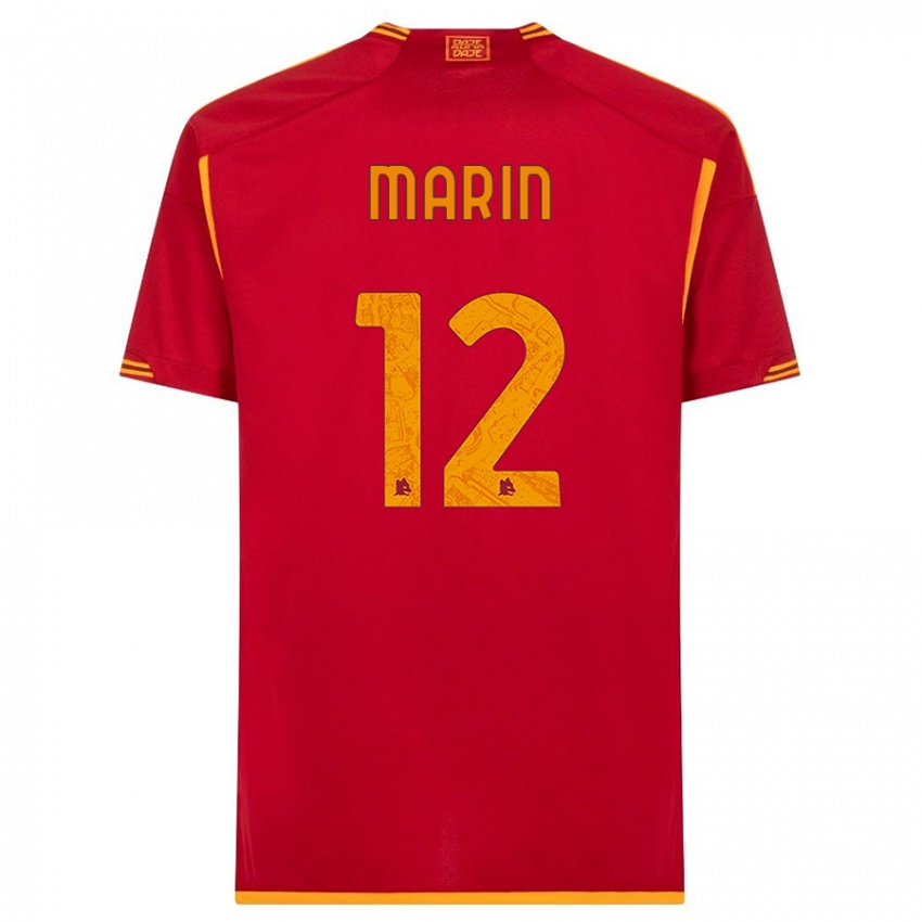 Damen Renato Marin #12 Rot Heimtrikot Trikot 2023/24 T-Shirt Österreich