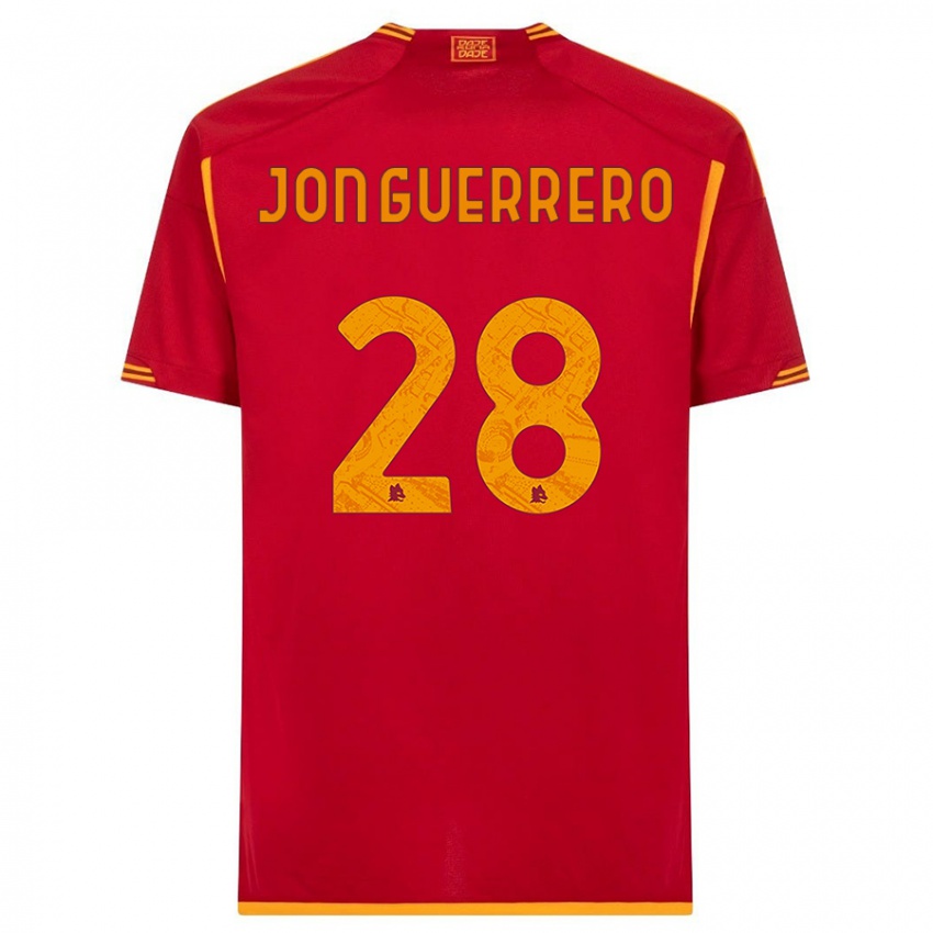 Damen Julen Jon Guerrero #28 Rot Heimtrikot Trikot 2023/24 T-Shirt Österreich