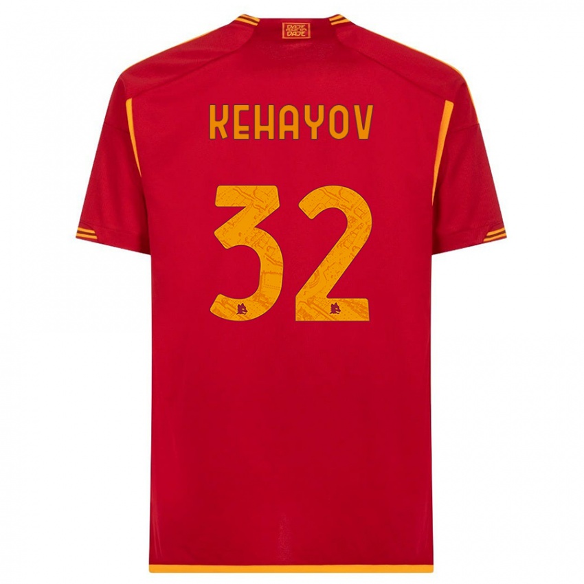 Damen Atanas Kehayov #32 Rot Heimtrikot Trikot 2023/24 T-Shirt Österreich