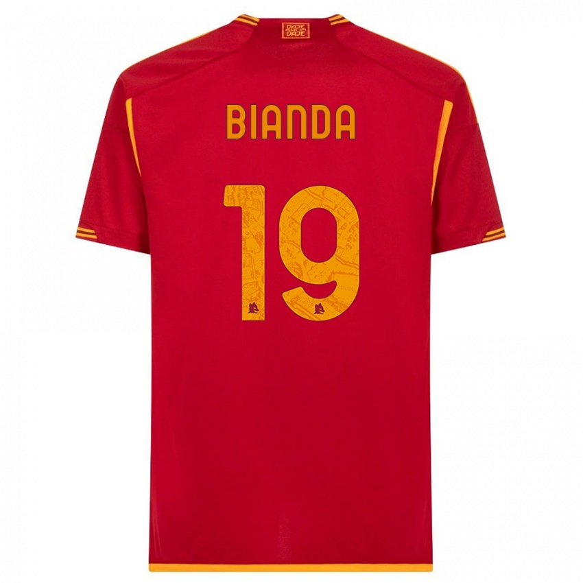 Damen William Bianda #19 Rot Heimtrikot Trikot 2023/24 T-Shirt Österreich