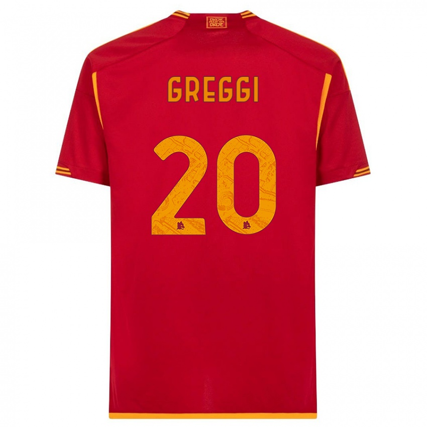 Damen Giada Greggi #20 Rot Heimtrikot Trikot 2023/24 T-Shirt Österreich
