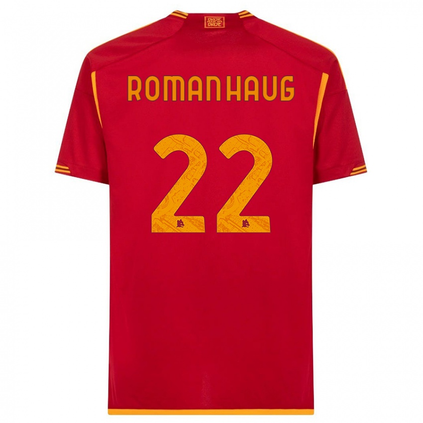 Damen Sophie Roman Haug #22 Rot Heimtrikot Trikot 2023/24 T-Shirt Österreich