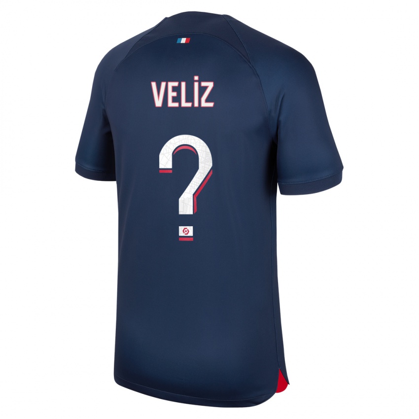 Damen Nehemiah Fernandez Veliz #0 Blau Rot Heimtrikot Trikot 2023/24 T-Shirt Österreich