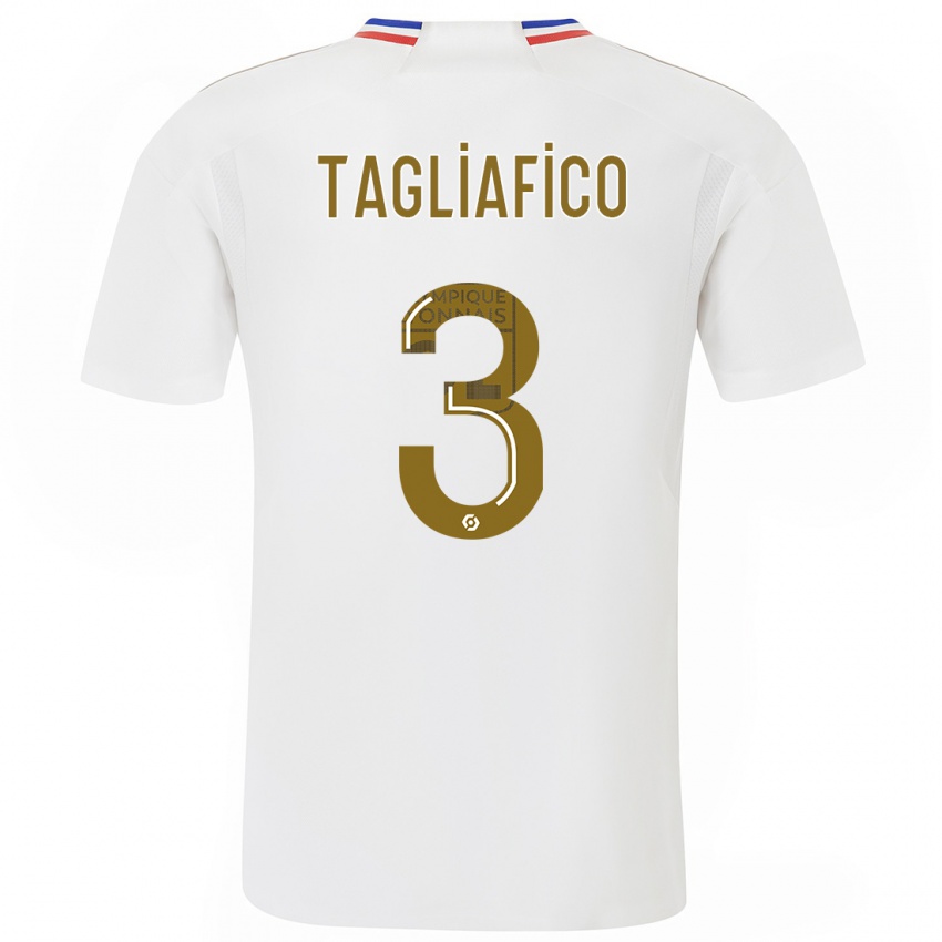 Damen Nicolas Tagliafico #3 Weiß Heimtrikot Trikot 2023/24 T-Shirt Österreich