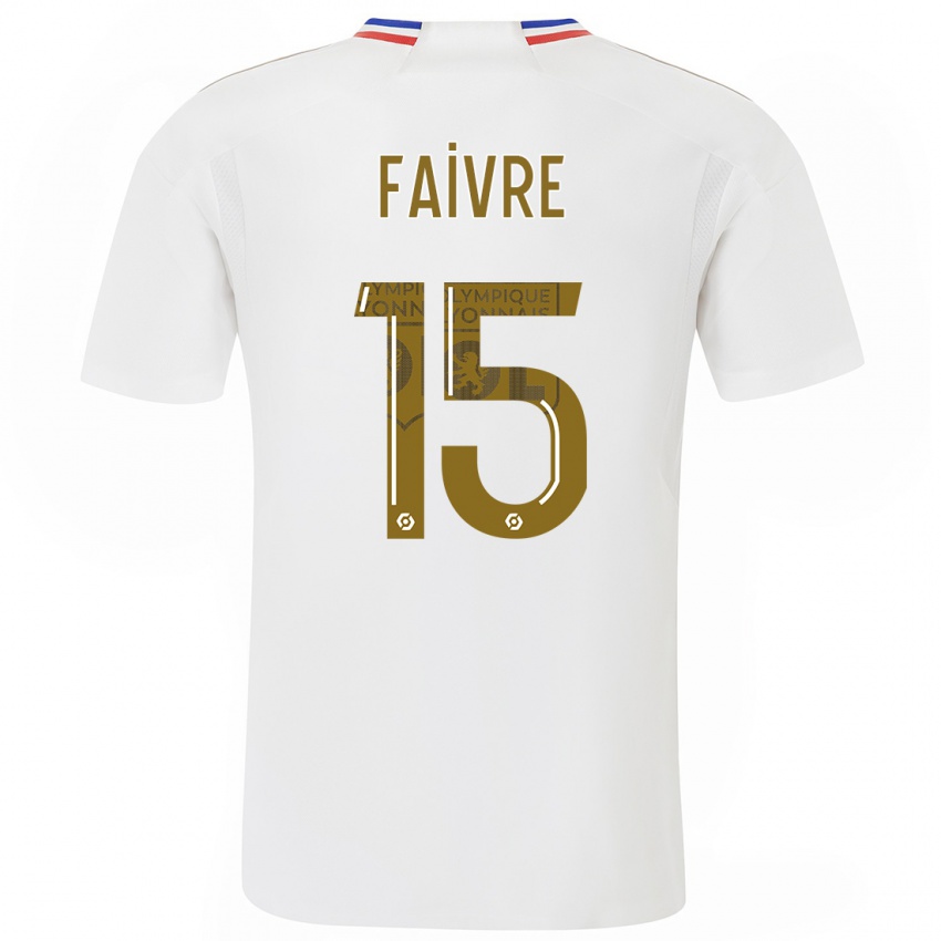 Damen Romain Faivre #15 Weiß Heimtrikot Trikot 2023/24 T-Shirt Österreich