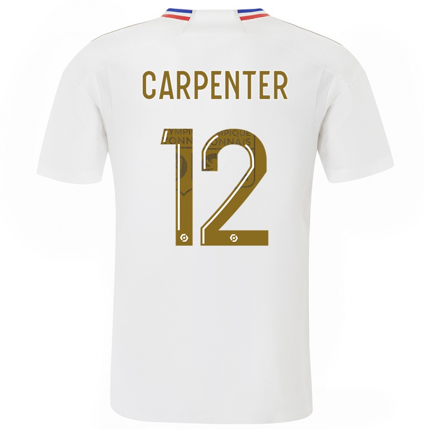 Damen Ellie Carpenter #12 Weiß Heimtrikot Trikot 2023/24 T-Shirt Österreich