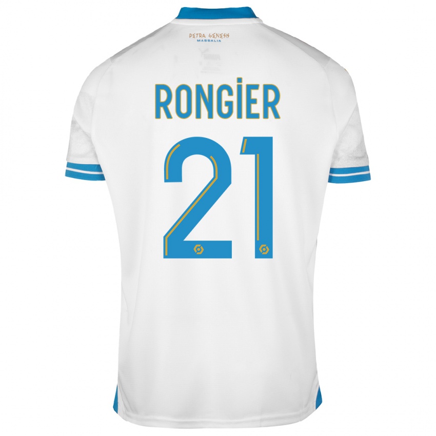 Damen Valentin Rongier #21 Weiß Heimtrikot Trikot 2023/24 T-Shirt Österreich