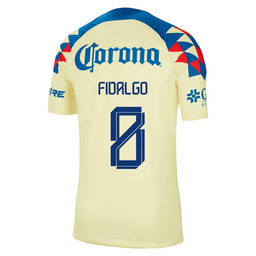 Damen Alvaro Fidalgo #8 Gelb Heimtrikot Trikot 2023/24 T-Shirt Österreich