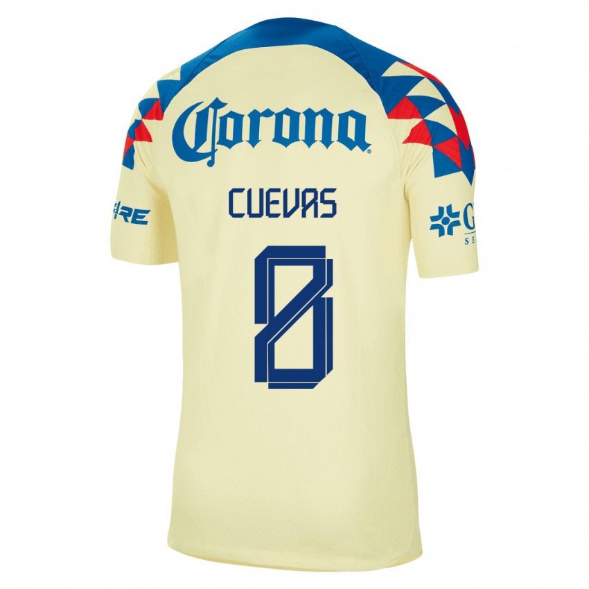 Damen Casandra Cuevas #8 Gelb Heimtrikot Trikot 2023/24 T-Shirt Österreich